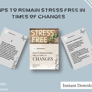 How to remain stress free in times of changes | digital guide | digital planner | selfcare | guide | health guide | wellness | planner |