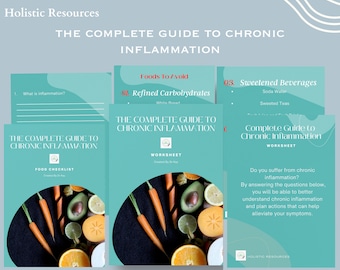 The Chronic Inflammation Bundle | diet | healthy eating | food checklist | recipe planner | inflammation | guide | bundle | diet planner |