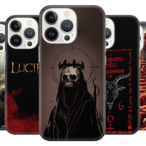 Satan Phone Case Death Cover for Pixel 10 7 6A, iPhone 17 15 14 13 12 Pro 11 XR for Samsung S25 S24 S23 S22 A73 A53 A13