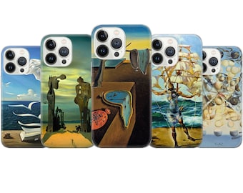 Salvador Dali Phone Case Famous painting Art Cover for iPhone 17 15 14 13 12 11 XR 8 7 Samsung S23 S22 A73 A53 A13 A14 S21 S20 Pixel 10 7 6
