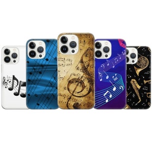 Treble Clef Music Notes Phone Case: Musical Notes Cover for iPhone, Samsung, Google Pixel