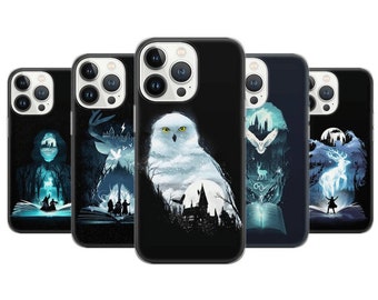 Harry inspired phone case, HP magic cover for iPhone, Samsung, Google Pixel