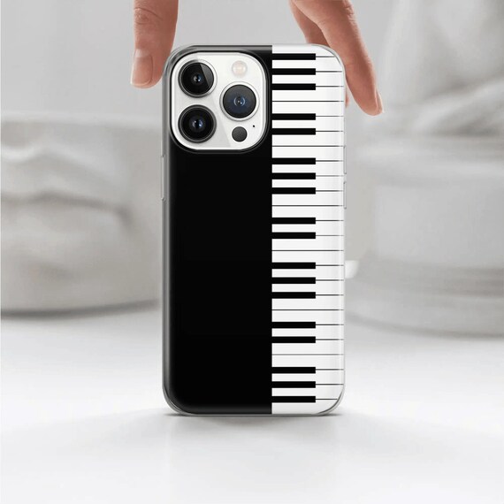 Piano Keys Phone Case Musical Piano Keyboard Cover for