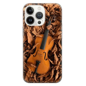 K&ouml;nnte beinhalten: Eine braune Violine liegt auf einem Bett aus getrockneten, braunen Bl&auml;ttern. Die Violine hat einen hellbraunen Korpus und einen dunkelbraunen Hals. Die Bl&auml;tter sind um die Violine herum verstreut und schaffen eine nat&uuml;rliche, herbstliche Szene.
