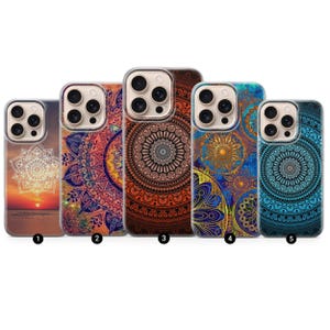 Bohemian Mandala Art Phone Case:TPU Cover for iPhone, Samsung, Google Pixel