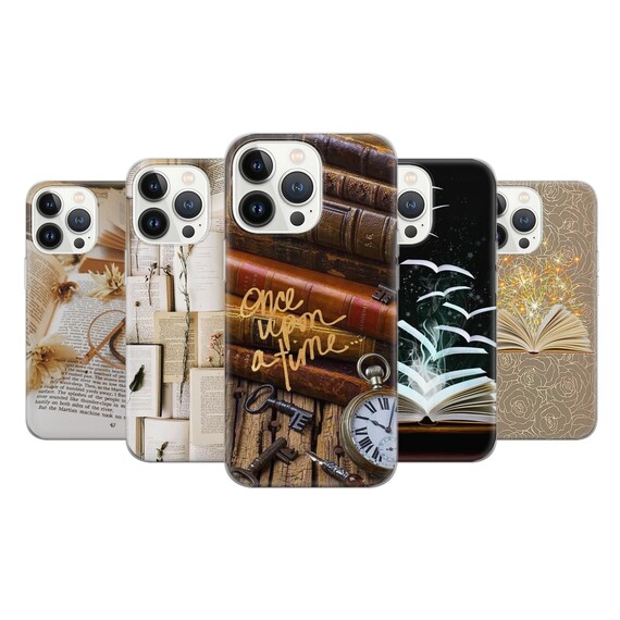 Literary Book Lover Phone Case: TPU Cover for iPhone, Samsung, Google Pixel