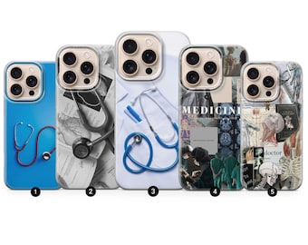 Medical Doctor Phone Case: Medicine Nurse TPU Cover for iPhone, Samsung, Pixel