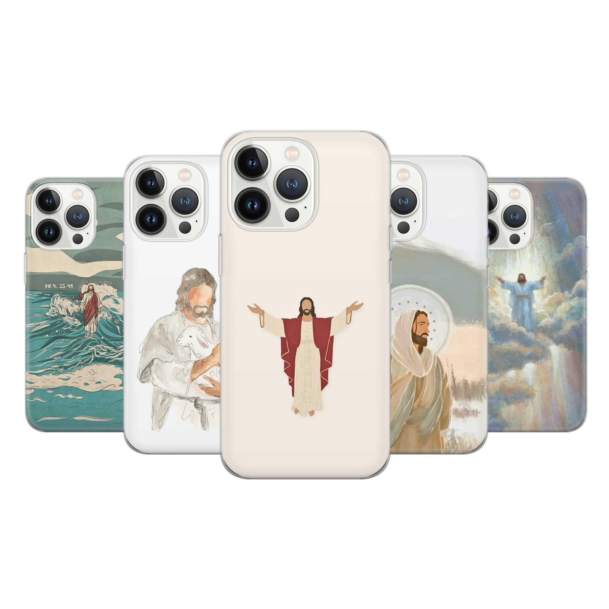 Christianity Jesus Christ Phone Case Bible Art Cover for Pixel Etsy