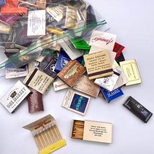 Matchbooks in Gallon Baggie, Vintage Restaurant, Cafes, Hotels, Motels, and Lounge Matchbooks