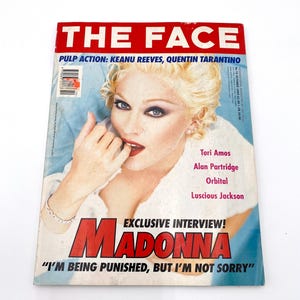 The Face Magazine: Madonna Cover, October 1994, Tori Amos, Pulp Fiction