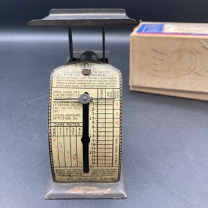 1930s and 1940s Deluxe Thrifty Postal Scale