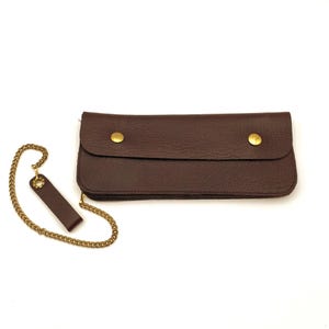 Cartera de cuero vintage con cadena, cartera de cuero con cadena para motociclista, cartera de camionero, regalo para él, regalo para papá