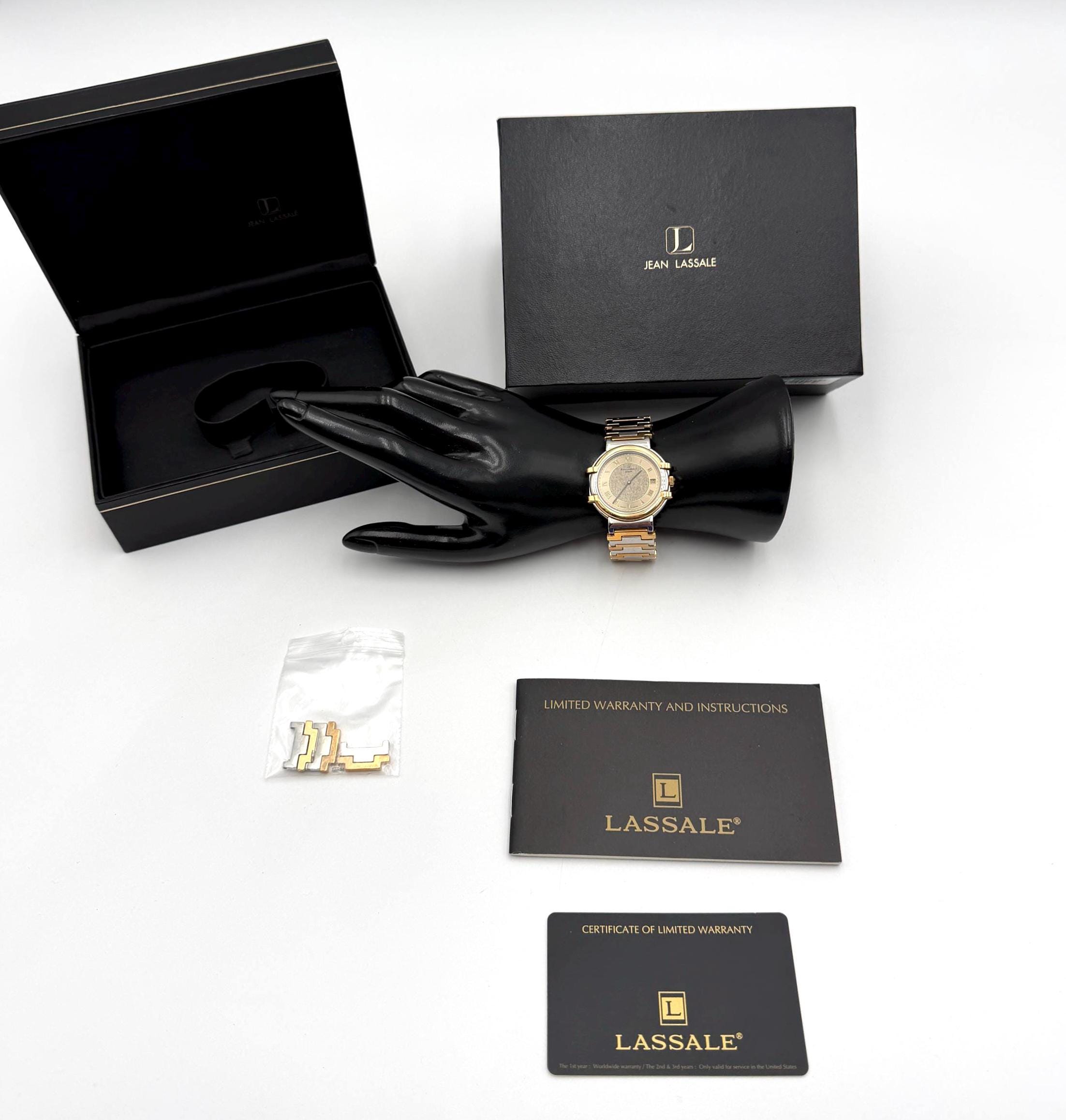 Documentation Vintage : Garantie Vierge Et Notice D'instruction Pour Chronographe Jean Lassale Calibre 283, Occasion