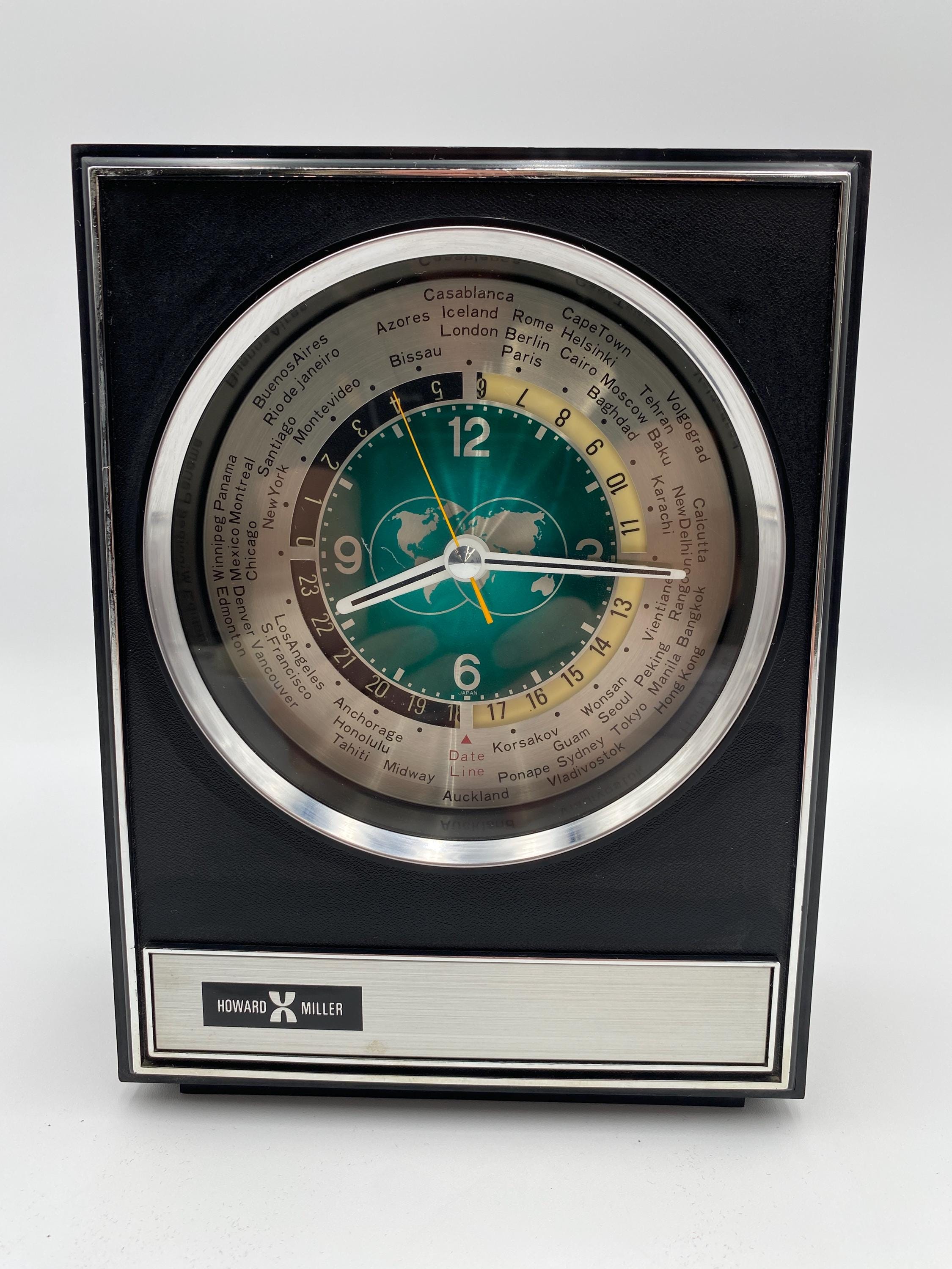 Howard Miller World Clock - Etsy