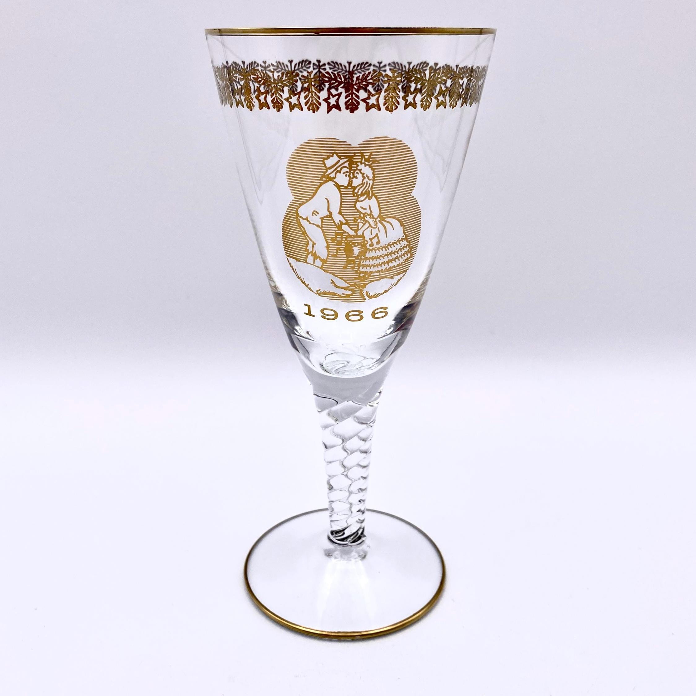 Vintage Cordial Sherry Glasses: Hans Christian Andersen Fairy