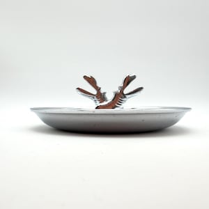 Vintage Chrome Hippo Pincherette Ashtray