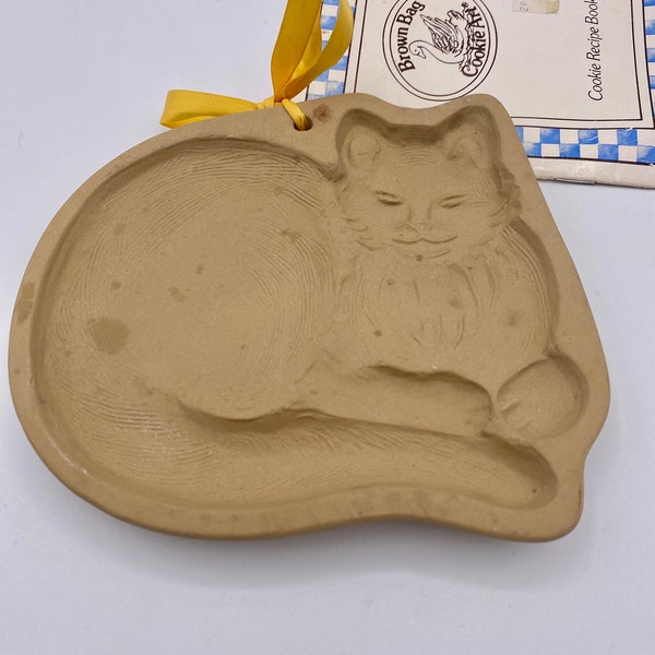 Cat Shaped Cookie or Butter Molds By Brown Bag Cookie Art Mothers Day or Baker Gift