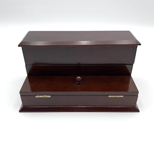 Vintage Bombay Company Stationery Box, Desk Organizer, Letter Storage Box or A Valet for Dresser