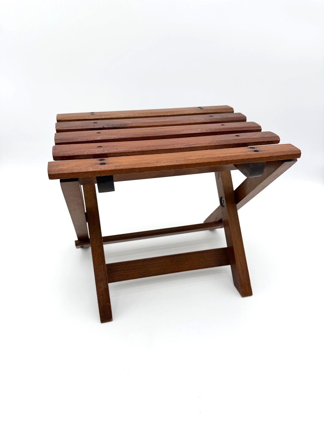 Vintage Mid Century Folding Wood Slat Plant Stand, Made in Romania - Etsy