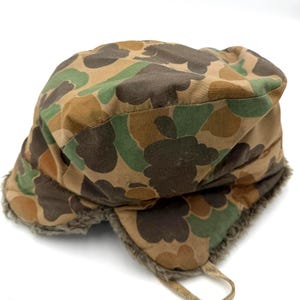 Browning Down Trapper XL Woodland Camouflage Hat image 1