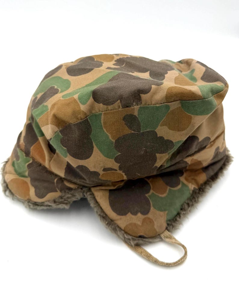 Browning Down Trapper XL Woodland Camouflage Hat image 1