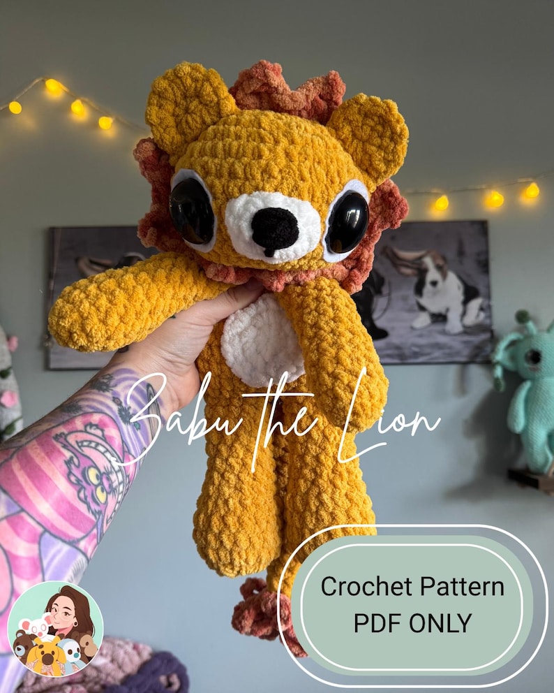 Zabu the Lion Crochet Pattern PDF ONLY - Etsy