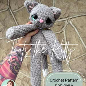 Toots the Kitty Lovey Crochet Pattern PDF Only