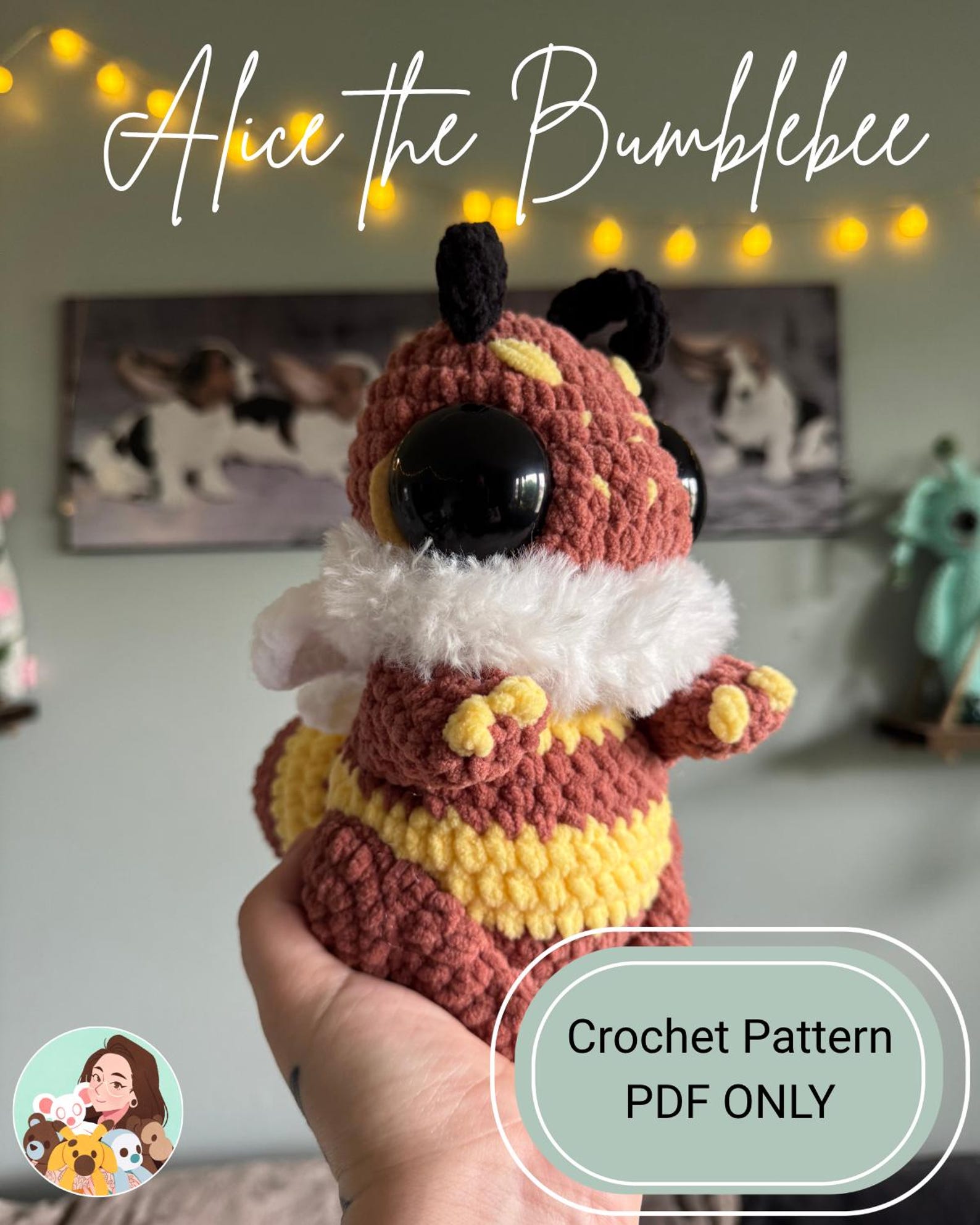 Alice the Bumblebee Crochet Pattern PDF ONLY - Etsy