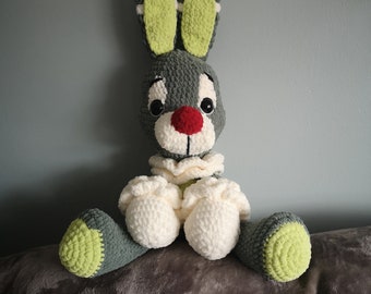 XL Big Top Rabid Rabbit Crochet Plushie FINISHED PRODUCT