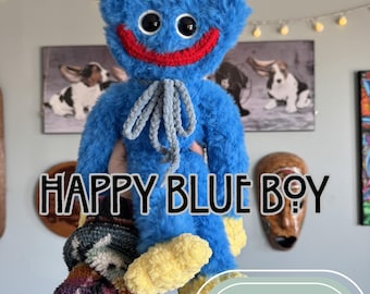 Schema per uncinetto "Happy Blue Boy" (solo PDF)