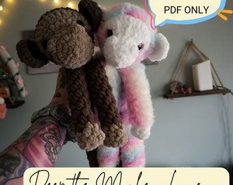 Peep the Monkey Lovey Crochet Pattern PDF ONLY