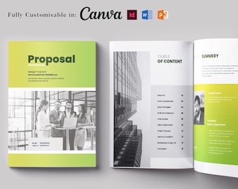 Business Proposal Template: Project Proposal, Case Study Brochure, Company Profile, Annual Report, Marketing Proposal Template