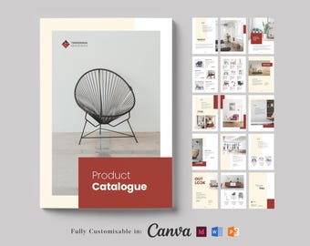 Product Catalog Template: Pricing Guide, Line Sheet (Canva, Word)