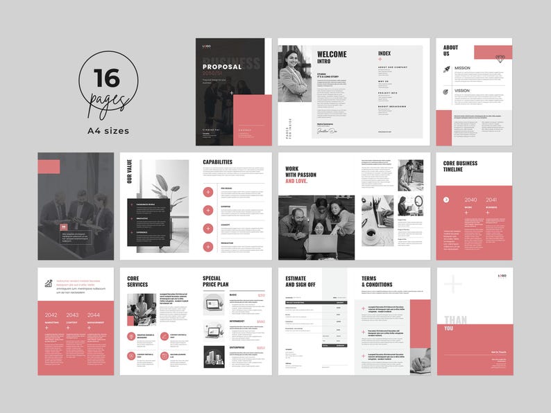 Design Proposal Business Proposal Template: Project Proposal, Case Study Brochure ...