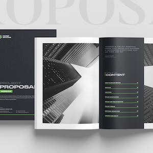 16 pages, modèle de profil d'entreprise | Proposition d'affaires | Word de MS | Proposition de commercialisation | Proposition client | Docx | Modèle minimal