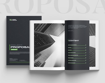 16-Page Company Profile Template: Business Proposal (MS Word, Docx)