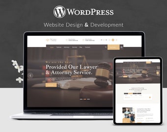 Websiteontwerp professioneel advocatenkantoor: WordPress op maat, SEO-vriendelijk