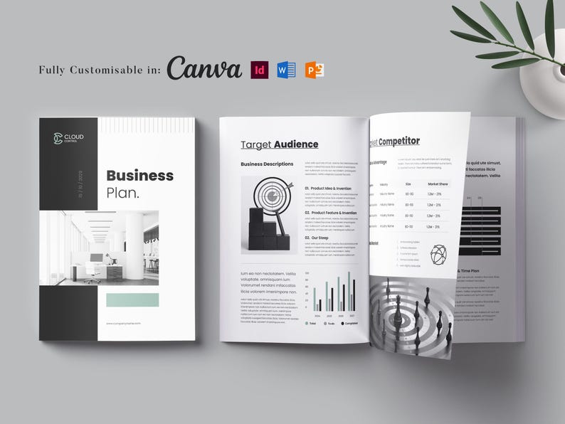 Business Plan Template: MS Word, Canva, Indesign (digital Download) - Etsy
