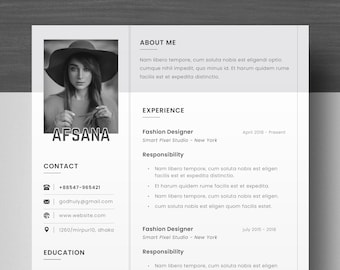 Minimalist Executive Resume, Resume Template, Professional Resume, CV Template, Executive Resume Template, ATS Resume, Modern Resume Design