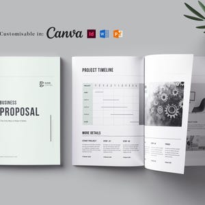 Business Proposal | MS Word Template | Marketing Proposal | Client Proposal | Canva Proposal Template | Company Profile | Project Proposal