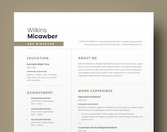 Professional Resume Template Bundle: Modern, ATS-Friendly CV Design