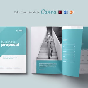 Project Proposal, Business Proposal Template, MS Word, Marketing Portfolio, Proposal, PowerPoint Template, Canva Proposal Template