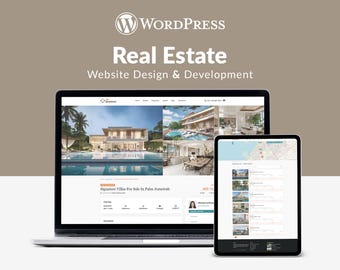 Real Estate Website Design: Property Listing, WordPress Elementor