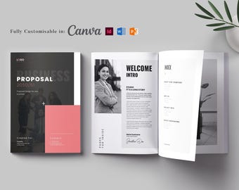 Business Proposal Template: Project Proposal, Case Study Brochure, Company Profile, Annual Report, Marketing Proposal Template
