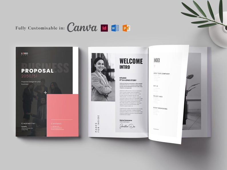 Design Proposal Business Proposal Template: Project Proposal, Case Study Brochure ...