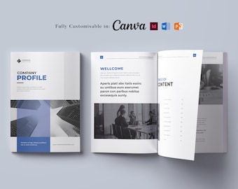 Company Profile Template: Business Brochure, Corporate Handbook (A4)