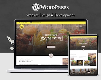 Restaurant Website Design: Custom WordPress, UI/UX, SEO-Friendly