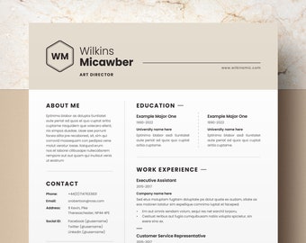 Professional Resume Template Bundle: Modern CV, ATS Compatible