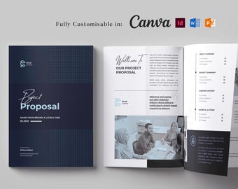 Professional Business Proposal Template: 16-Page MS Word, Canva & InDesign (Docx, PPTX, PDF)
