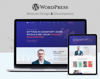Professional Website Design: Custom WordPress Website, SEO Optimized